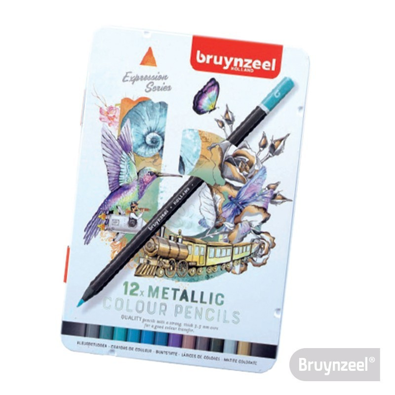 comprar estuche bruynzeel design 12 lapices graphite - La galeria arte
